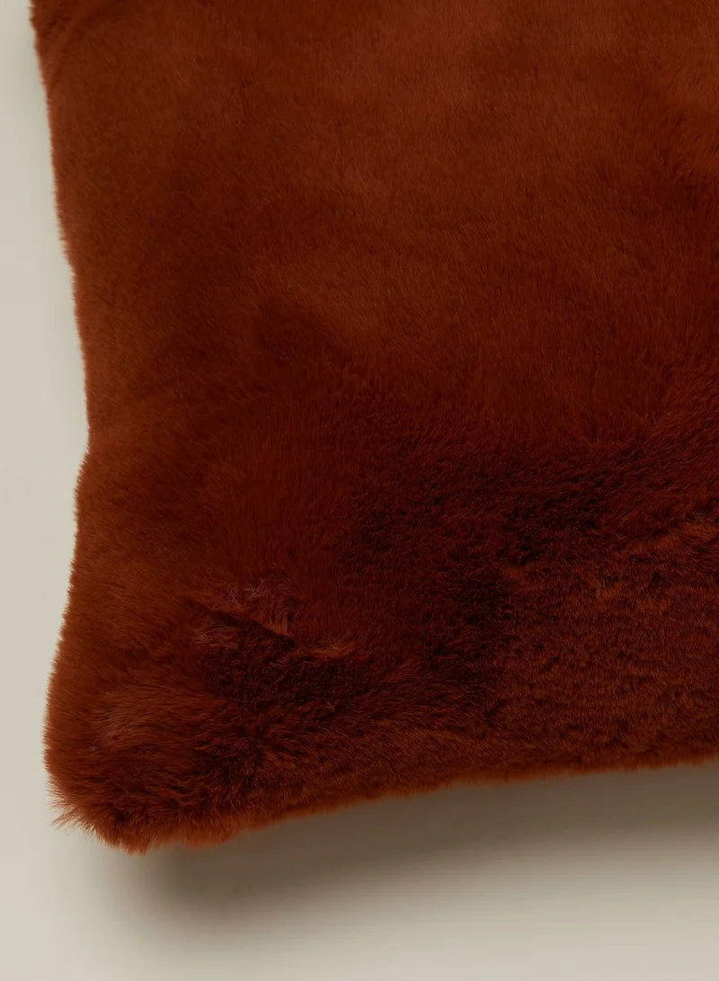 Noire Edit Faux Fur Cushion With Insert