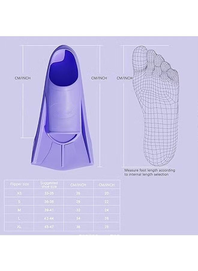 Realfrog Swimming fins, men's and women's freestyle, children's professional training, short fins, breaststroke, duck footboard, snorkeling equipment(L) - Image 3