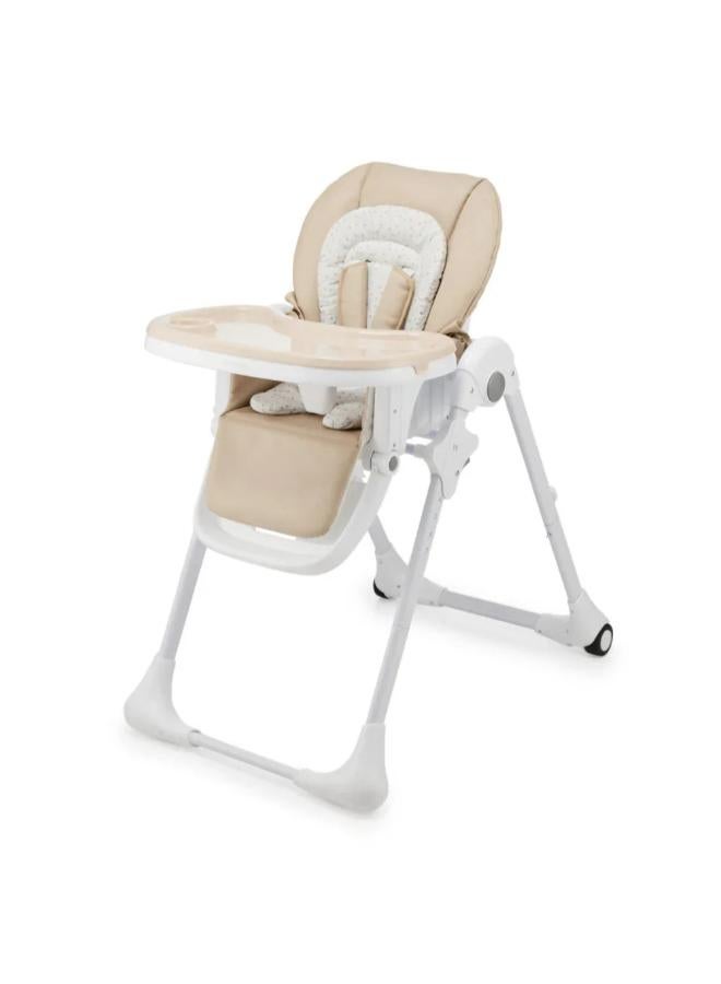 Kinderkraft Tummie 2in1 High Chair & Bouncer - Beige - Image 1
