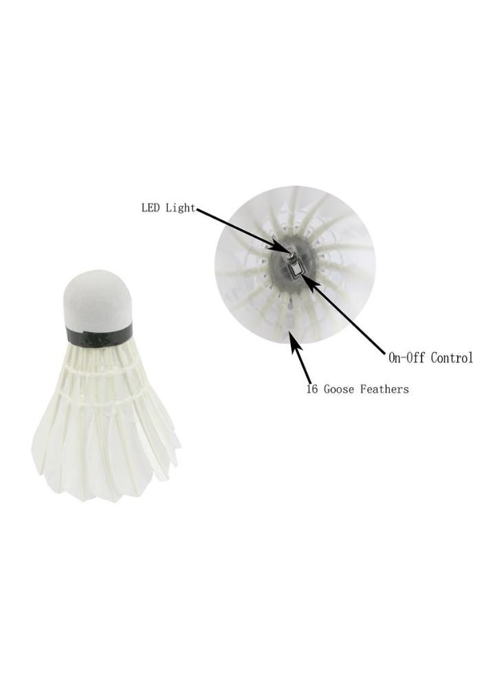 بريميم كرة ريشة من ٤ قطع مع إضاءة LED - Image 3