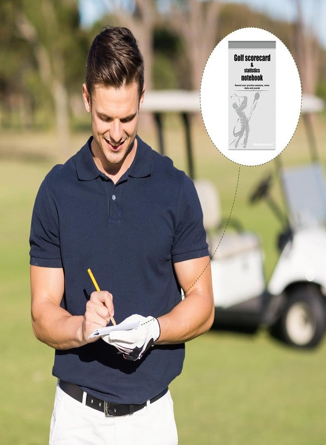 جلينمال دفتر قياس مسافات الجولف من جلينمال، 8 قطع، مع دفتر تسجيل نقاط الجولف، دفتر ملاحظات بحجم الجيب، دفتر يوميات، دفتر تسجيل، دفتر نقاط، مفكرة للاعبي الجولف من الرجال والنساء. - Image 5