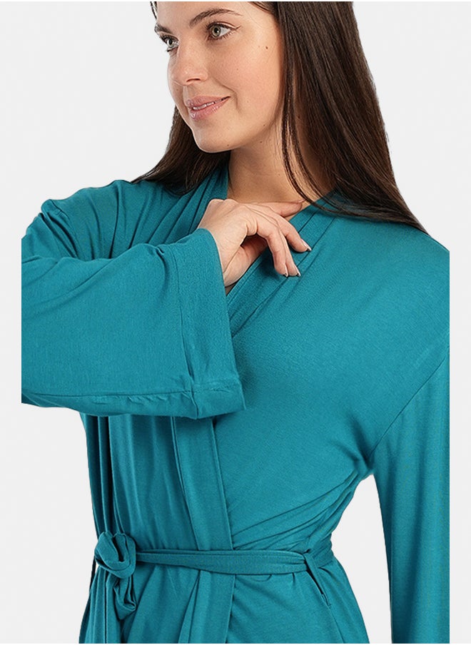 Carina Long Sleeves Plain Robe  - Image 3