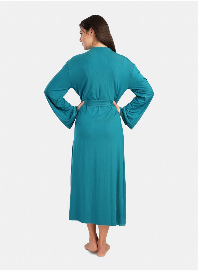 Carina Long Sleeves Plain Robe  - Image 2