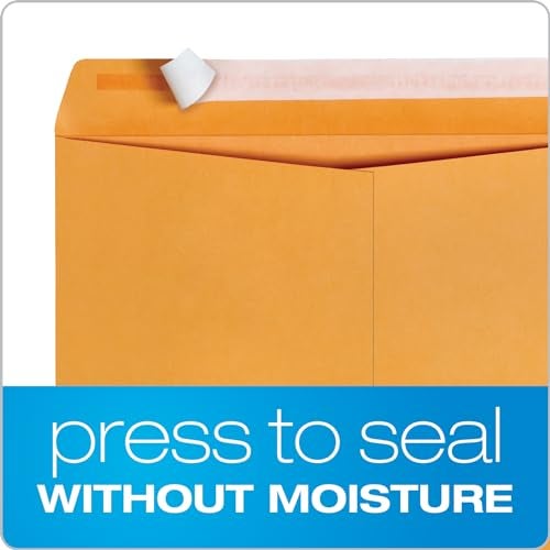 Columbian 9 x 12 Catalog Envelopes with Self Seal Closure, 28 lb Brown Kraft, for Mailing Flat Letter Size Documents or Photos, 30 Per Pack (COLO401) - Image 2