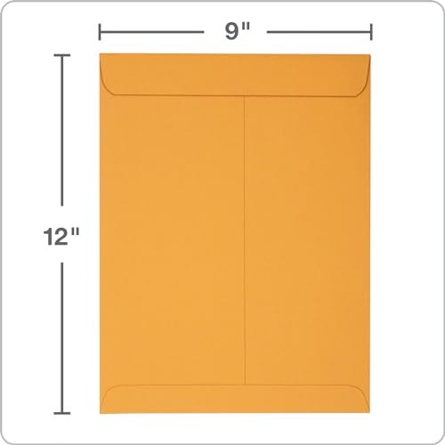 Columbian 9 x 12 Catalog Envelopes with Self Seal Closure, 28 lb Brown Kraft, for Mailing Flat Letter Size Documents or Photos, 30 Per Pack (COLO401) - Image 3