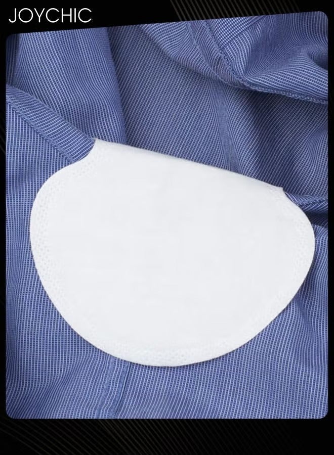 Joychic 50 قطعة لصقات عرق تحت الإبط الصيفية القابلة للتخلص منها مضادة للعرق مريحة ومريحة تصميم ناعم وقابل للتنفس غير مرئي للجنسين أبيض - Image 3