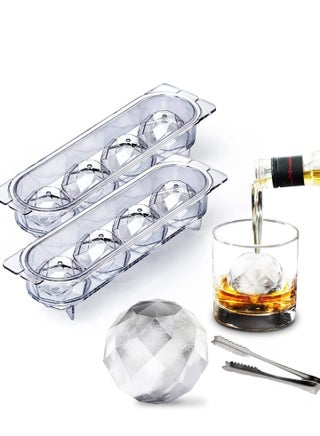 Ice Ball Maker Molds Cube Tray For Freezer 2 Inch Large Moulds Bourbon Diamond Easy Release Round Set Of 2 - pzsku/ZC63FB6A5DAB601D685BEZ/45/_/1698732141/3aa70457-11f3-42f0-93a5-6c394f3e86aa