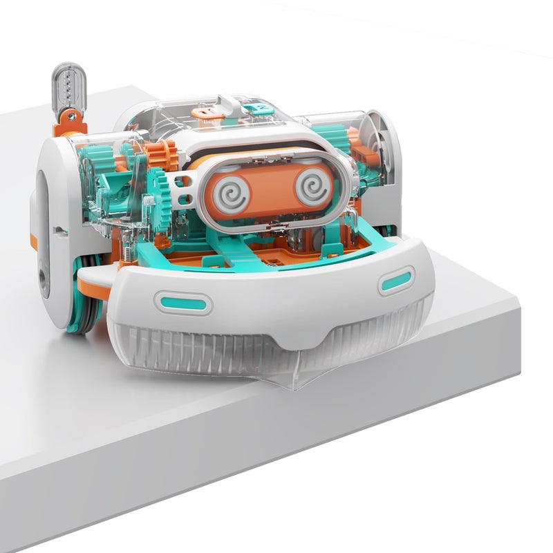 Thames & Kosmos Dusty Robot Vacuum Cleaner STEM Kit | Build a Desktop Robotic Vacuum with Sensors, Explore Robotics, Engineering & Mechanical Devices, Fun Gift for Ages 8+ or Adults - Image 3
