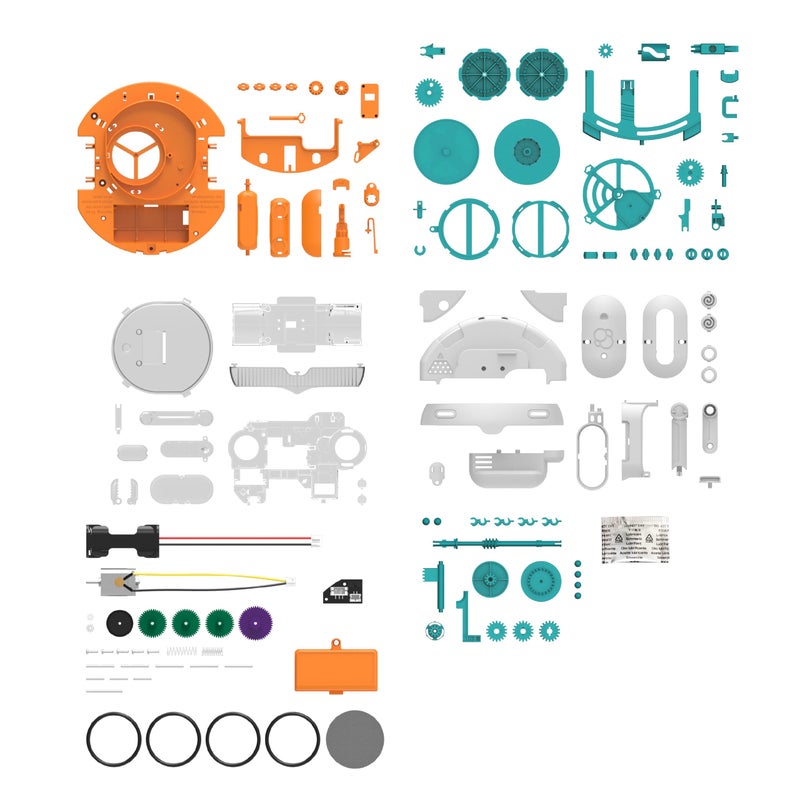 Thames & Kosmos Dusty Robot Vacuum Cleaner STEM Kit | Build a Desktop Robotic Vacuum with Sensors, Explore Robotics, Engineering & Mechanical Devices, Fun Gift for Ages 8+ or Adults - Image 2