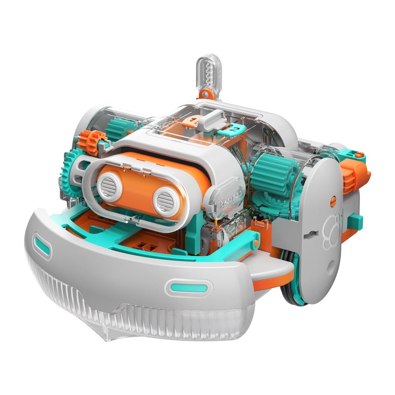Thames & Kosmos Dusty Robot Vacuum Cleaner STEM Kit | Build a Desktop Robotic Vacuum with Sensors, Explore Robotics, Engineering & Mechanical Devices, Fun Gift for Ages 8+ or Adults - Image 4