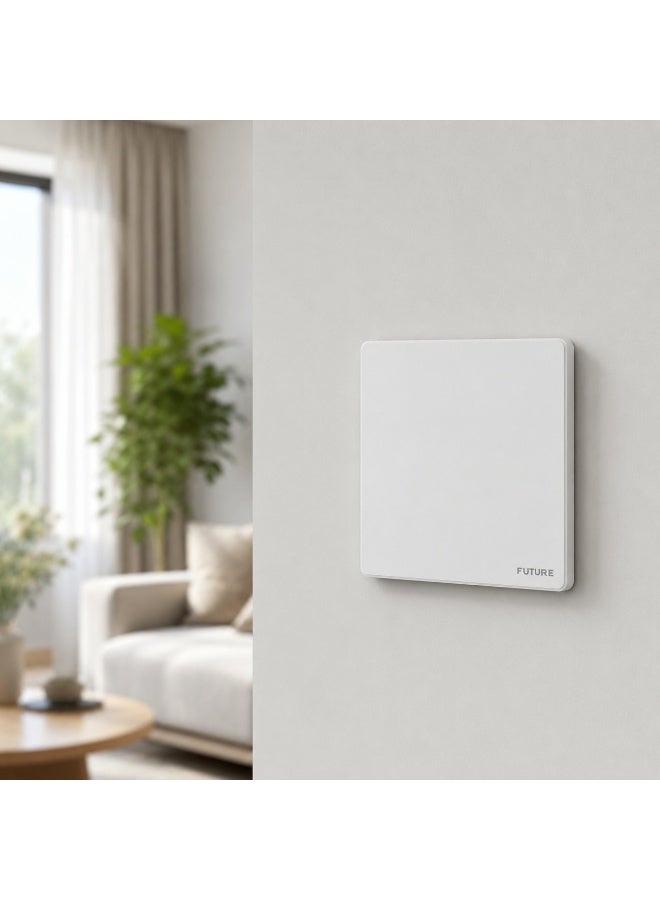 Future One Gang 2-Way Light Switch | Modular Electrical Wall Switch 10A | Flat Soft Press Design | Premium Gloss Finish | Durable & Safe | Easy to Install for Home, Office & Hotel Use - Image 2