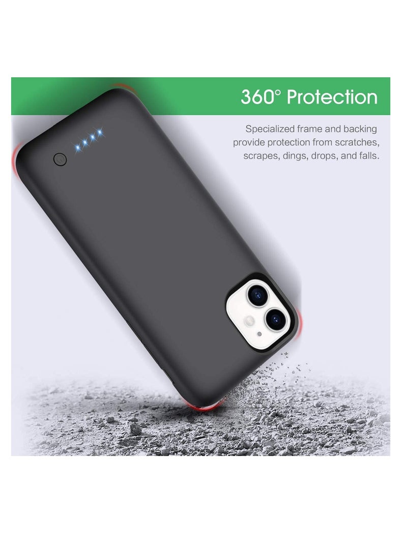 ELTRAZONE - Battery Case for iPhone 12, 4500mAh Protective Portable Charging Case for iPhone 12 Rechargeable Extended Battery Pack Power Backup Cover for Apple - Image 1