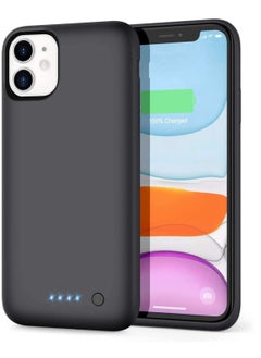 Battery Case for iPhone 12, 4500mAh Protective Portable Charging Case for iPhone 12 Rechargeable Extended Battery Pack Power Backup Cover for Apple