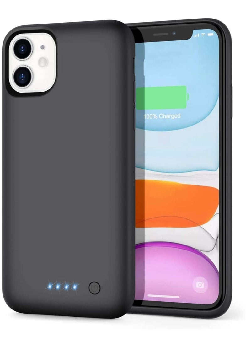 ELTRAZONE - Battery Case for iPhone 12, 4500mAh Protective Portable Charging Case for iPhone 12 Rechargeable Extended Battery Pack Power Backup Cover for Apple - Image 1