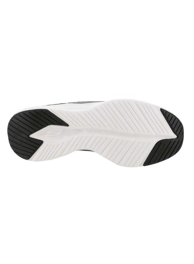 SKECHERS حذاء رياضي نسائي مريح بتصميم مريح بدون استخدام اليدين، أبيض/أسود، 35.5 EU - Image 2