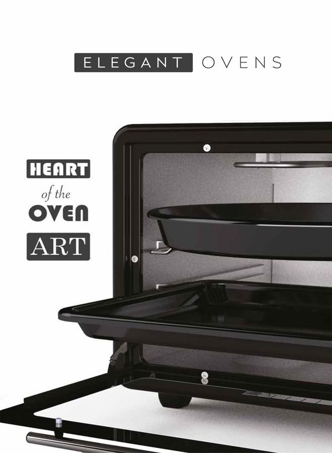 Badraig Premium Turkish Electric Kitchen Oven 50 Liter 1500 W Silver  - Image 2