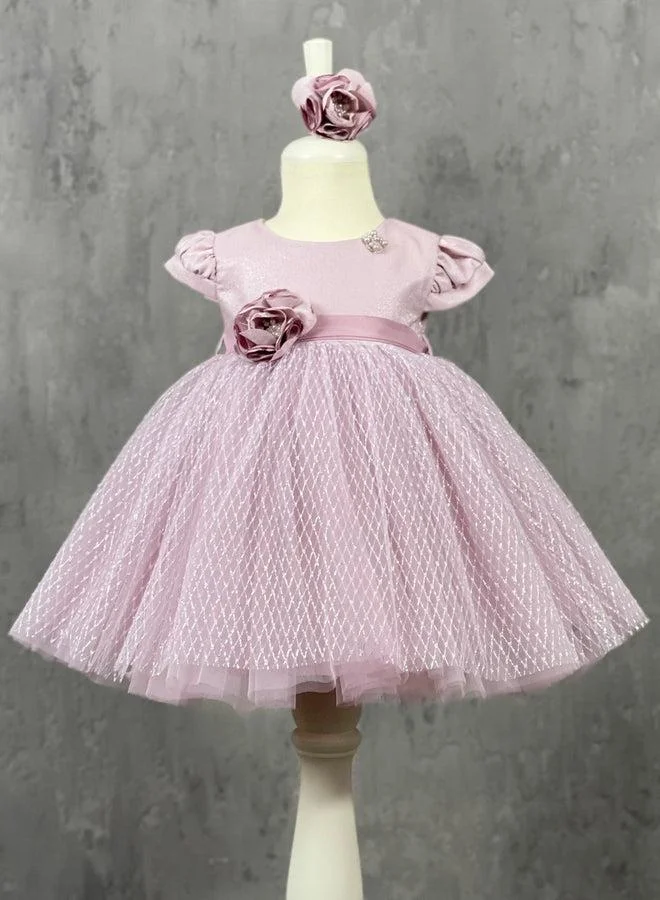 Via Bambino Lovely Violet Dress 310