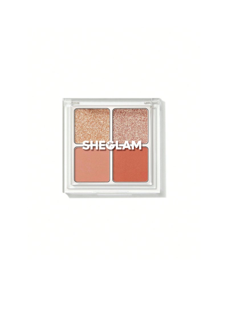 SHEGLAM - SHEGLAM COSMIC CRYSTAL EYESHADOW QUAD -CHARM SCHOOL - Image 1