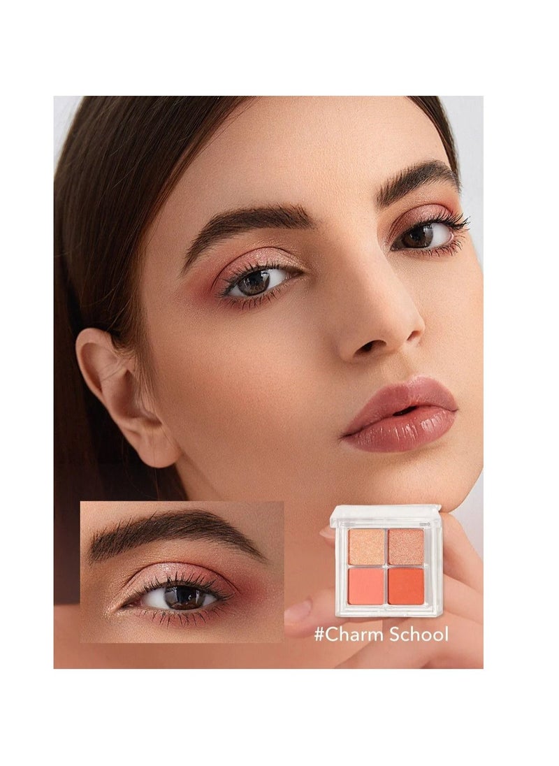 SHEGLAM - SHEGLAM COSMIC CRYSTAL EYESHADOW QUAD -CHARM SCHOOL - Image 1