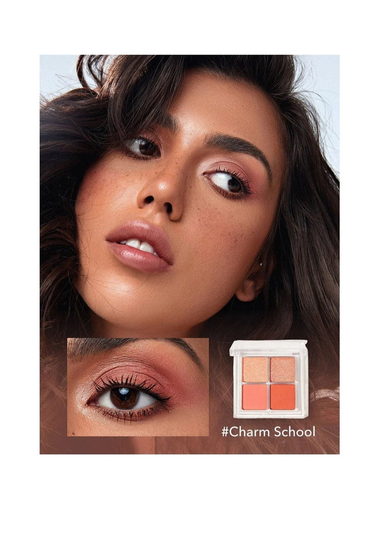 SHEGLAM - SHEGLAM COSMIC CRYSTAL EYESHADOW QUAD -CHARM SCHOOL - Image 1