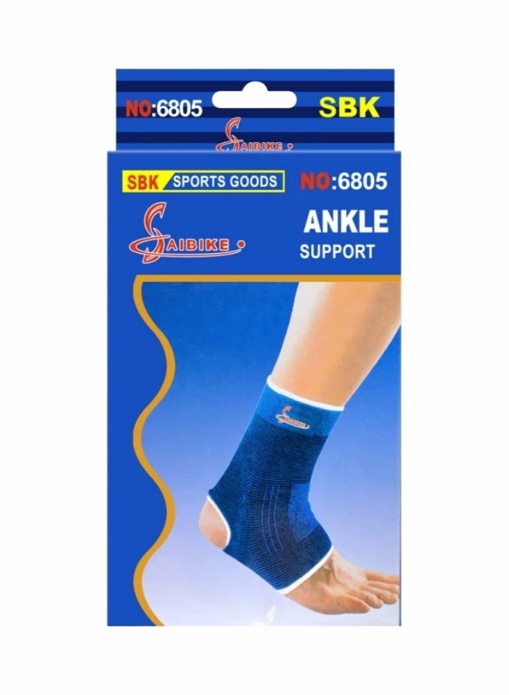 SBK Elastic Ankle Support Sleeve | Compression Brace for Sports & Daily Use - Image 1