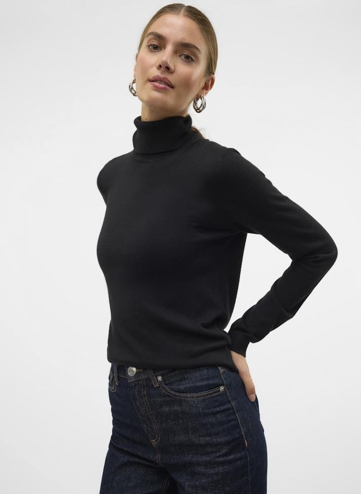 VERO MODA Vmiris Long Sleeve  Rollneck Pullover Sweater - Image 3