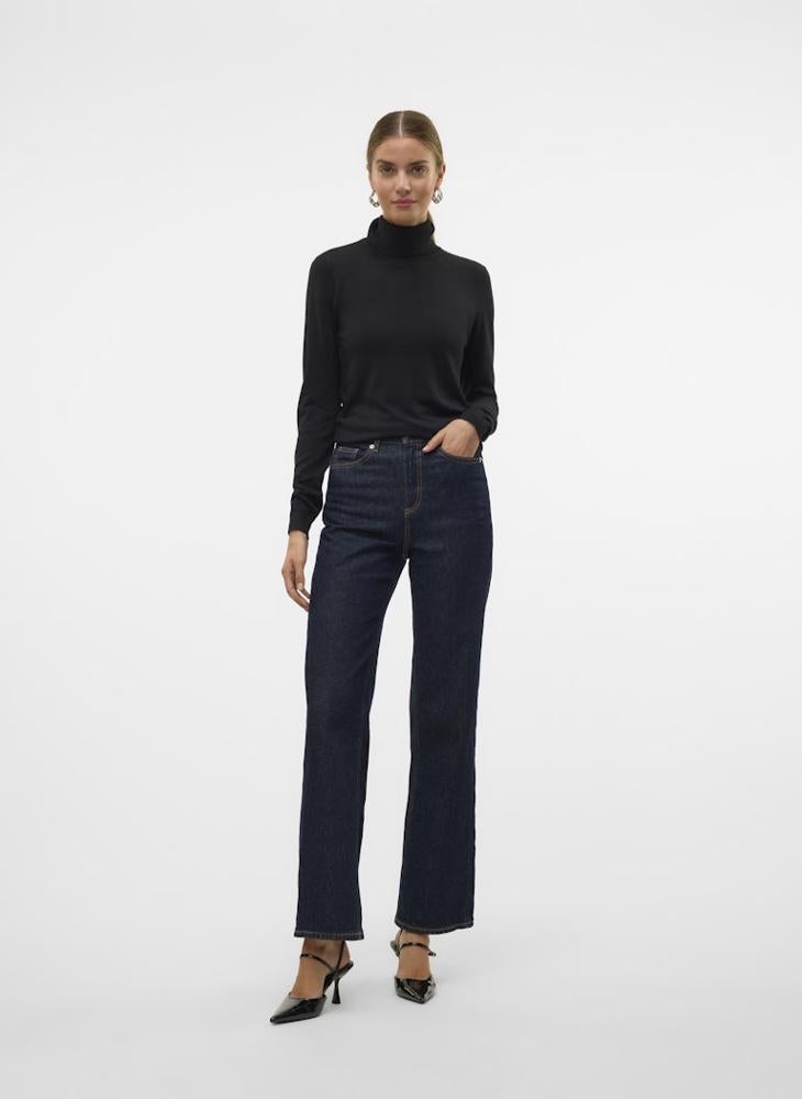 VERO MODA Vmiris Long Sleeve  Rollneck Pullover Sweater - Image 5