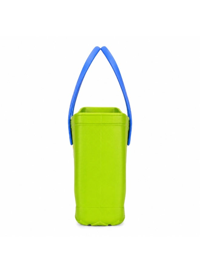 VELMORE 35×11×26cm cm EVA Rubber Beach Tote Bag with 5 Summer Charms | Waterproof, Durable & Easy-to-Clean | Spacious Summer Beach Bag for Women & Family - Image 4