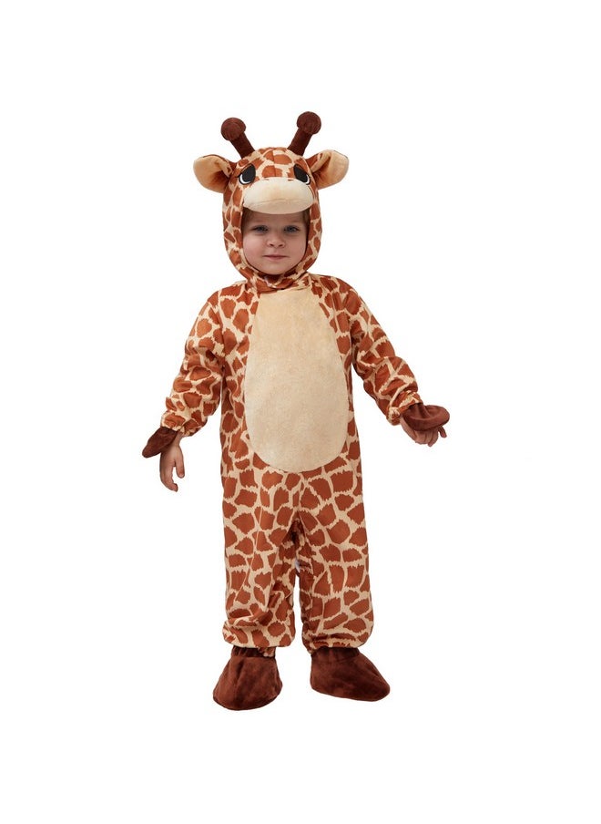 Spooktacular Creations - Halloween Unisex Baby Giraffe Costume, Infant Animal Costume With A 3D-Hood For Toddler Halloween Dress Up, Animal Themed Party (18-24 Months) - Image 1