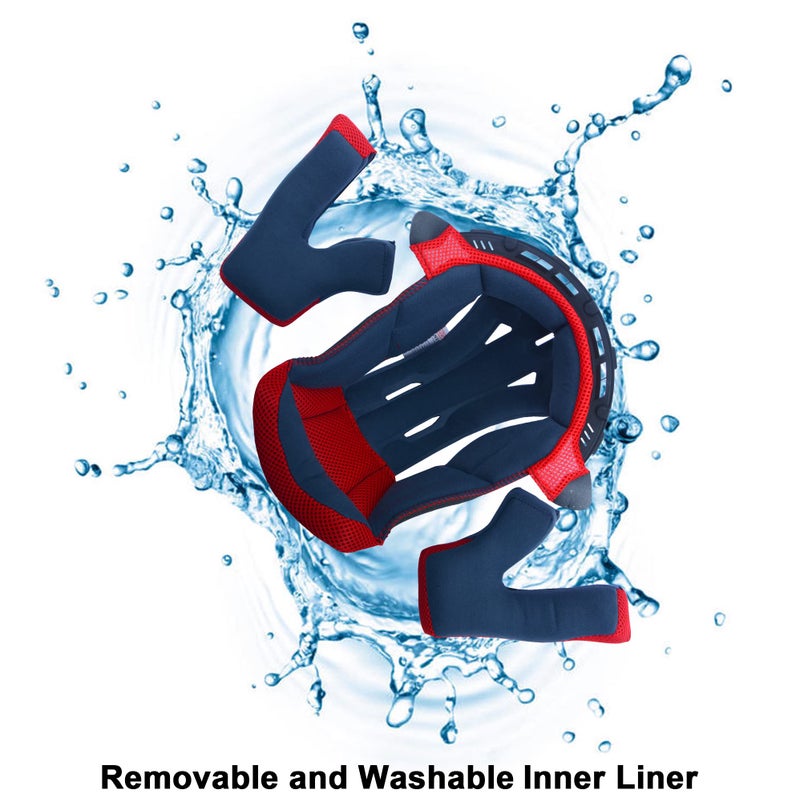 BEON خوذات دراجات نارية للبالغين BEON للدراجات الترابية موتوكروس ATV دراجة BMX MX للدراجات النارية على الطرق الوعرة، نموذج B602 معتمد من DOT - Image 5