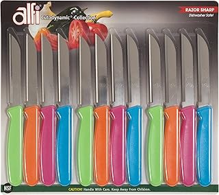 Alfi All-purpose Knives Aerospace Precision Pointed-tip - Made in USA (Multi-Color, 12) - Image 1