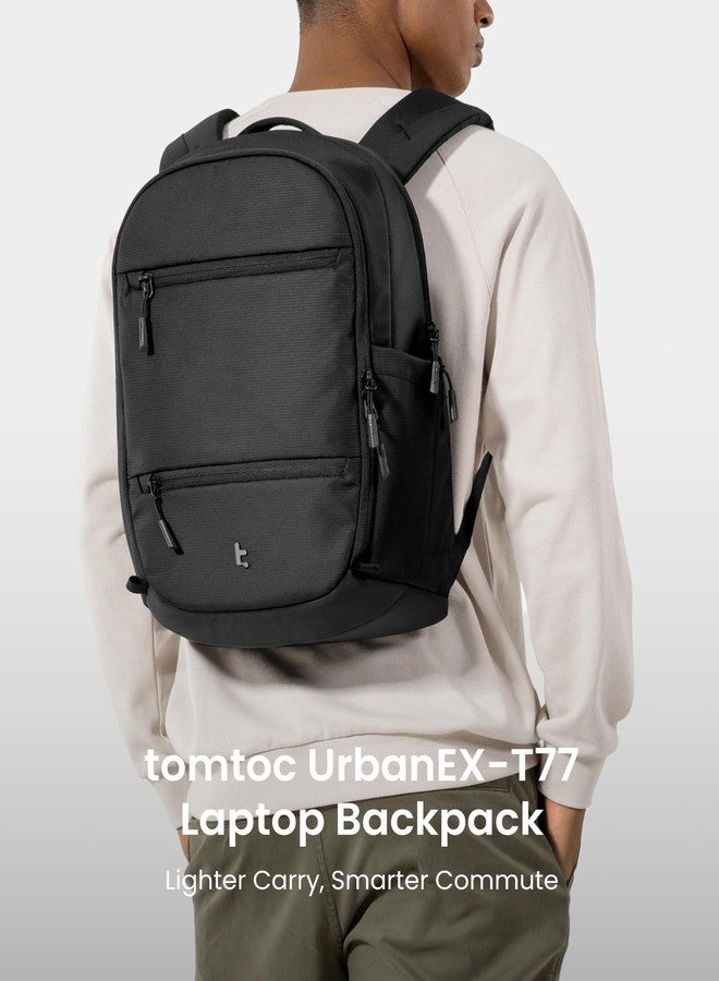 tomtoc 16-Inch Laptop Backpack, 22L Lightweight Daypack, Protective Organized Work Bag for Office, Daily Commute, Weekends & Everyday Carry - Image 2
