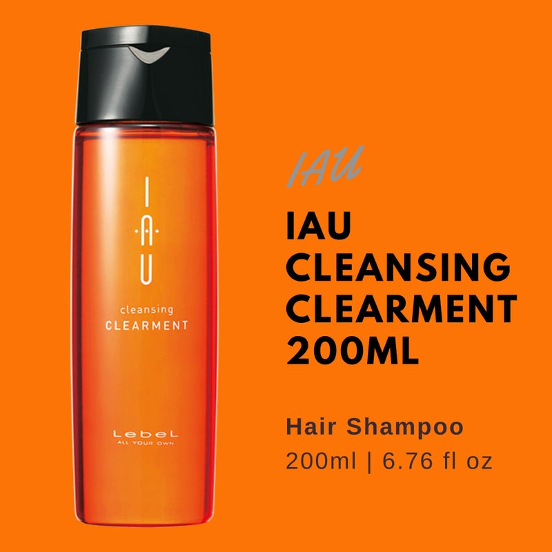 Lebel IAU Cleansing Clearment Shampoo 200ml - Image 2