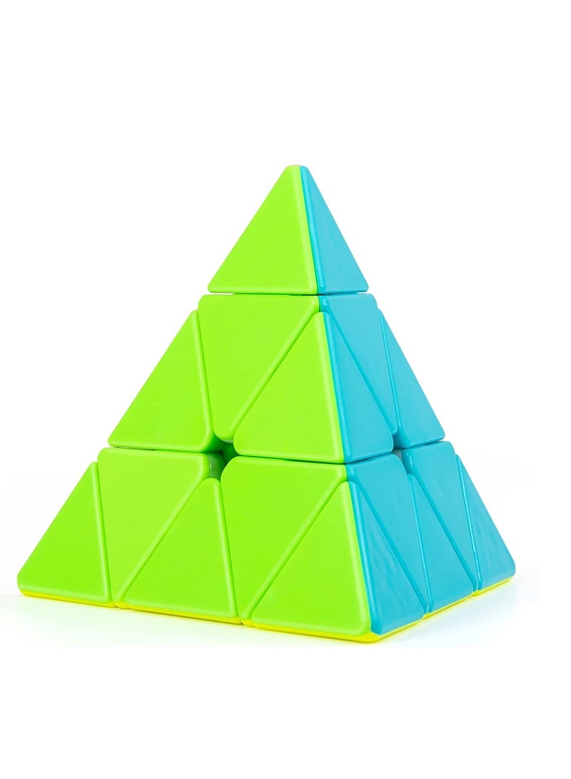 Magic Cube Speed Cube Pyramid 3 3 3 Stickerless Frosted Triangle Puzzle Magic Cube - Image 1