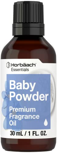 Horbäach Baby Powder Fragrance Oil | 1 fl oz (30ml) | Premium Grade | for Diffusers, Candle and Soap Making, DIY Projects, Aroma Spray, & More - Image 1