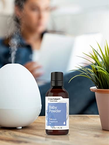 Horbäach Baby Powder Fragrance Oil | 1 fl oz (30ml) | Premium Grade | for Diffusers, Candle and Soap Making, DIY Projects, Aroma Spray, & More - Image 4