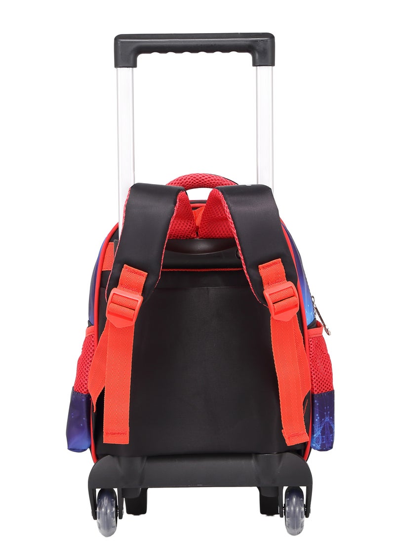 Stargold 3pcs Kids Backpack for Kids Boys, 1 Lunch, 1 Pencil Box and 1 Bag with Adjustable Strap for School 2 Wheels 12 Inch  - Image 3