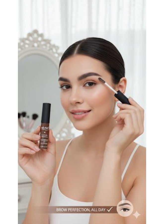 ARTSKIN Natural Minerals Waterproof 3D Eyebrow – 3-Piece Set (3 × 9 ml) - Image 4