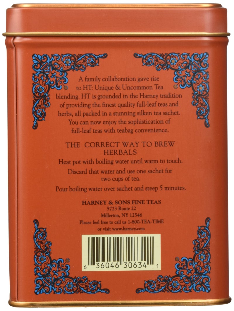 Harney & Sons Pumpkin Spice Rooibos Tea 20 ct Sachet Tin - Image 2