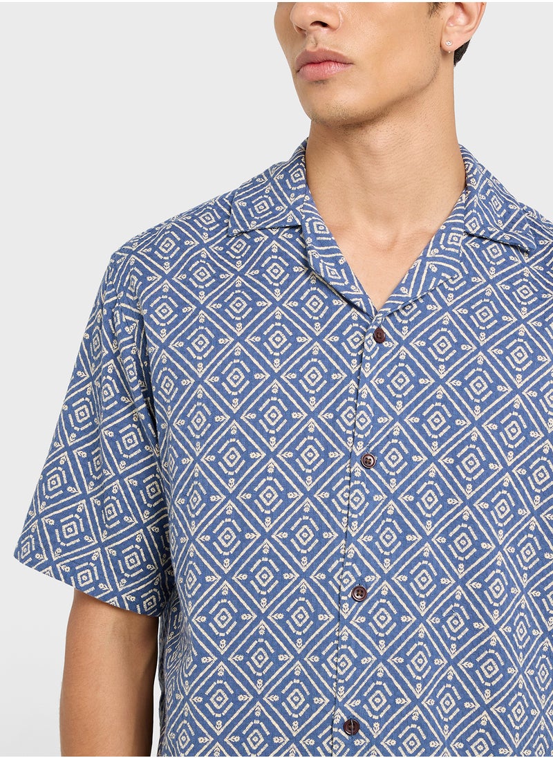 JACK & JONES Jprbluvincent Print Resort  Shirt  - Image 3