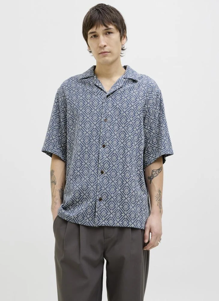 JACK & JONES Jprbluvincent Print Resort  Shirt