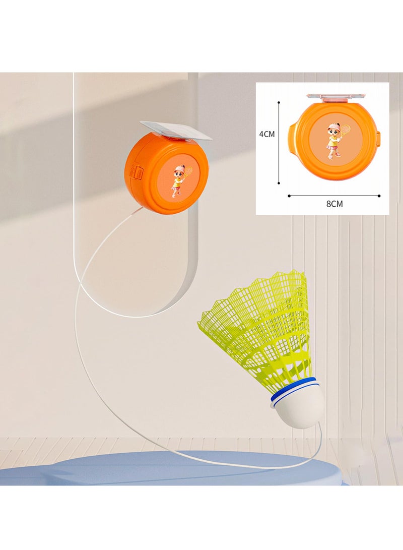 Generic Badminton Self Training Tool Badminton Self Practice Trainer Aid Badminton Single-Player Rebound Trainer Portable Badminton Set for Indoor Sports Activities 6 Balls + 1 Trainer - Image 5