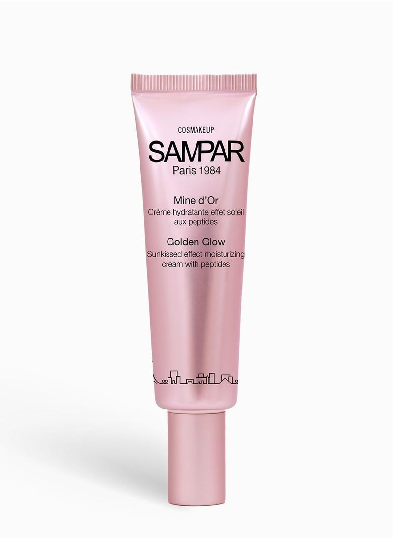 Sampar Golden Glow - Illuminating Face Moisturizer with Vitamin C & Antioxidants - Enhances Skin Radiance, Reduces Fine Lines & Boosts Glow - For All Skin Types - Cruelty-Free, 1 oz  - Image 3