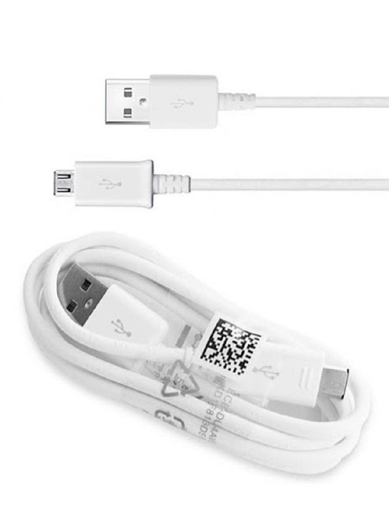 Network Micro USB Data Sync and Charge Cable White, 1m - Image 1