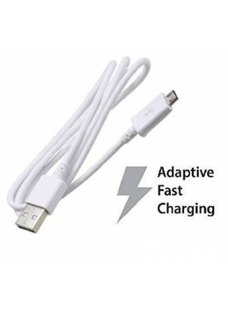 Network Micro USB Data Sync and Charge Cable White, 1m - Image 2