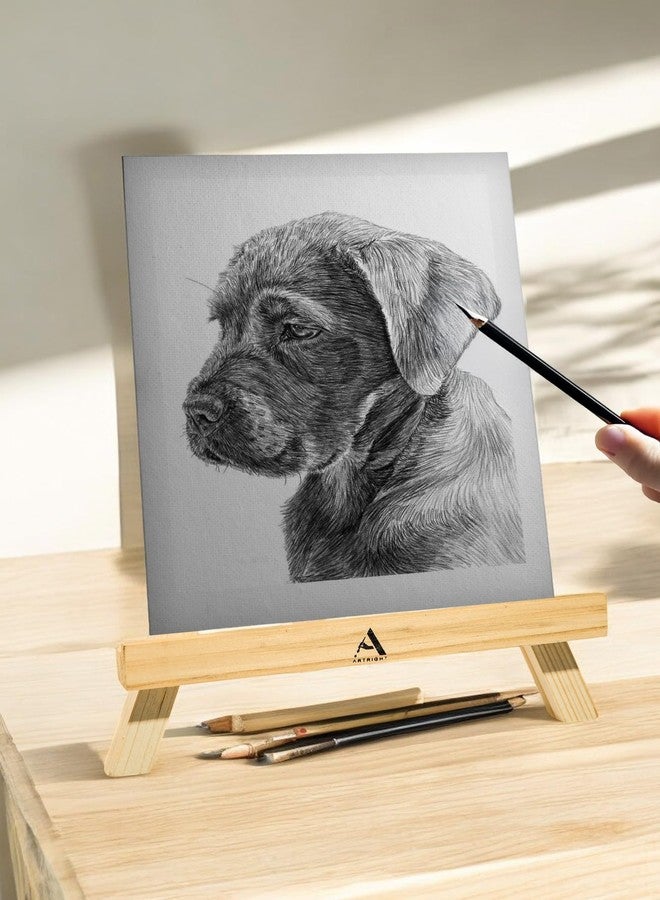 ArtRight Wooden Mini Easel Stand 10" for Painting & Display Purposes (Set of 4) - Small Handmade 10 Inch Canvas Stand for Painting, Presentations and Display Purposes - Image 5
