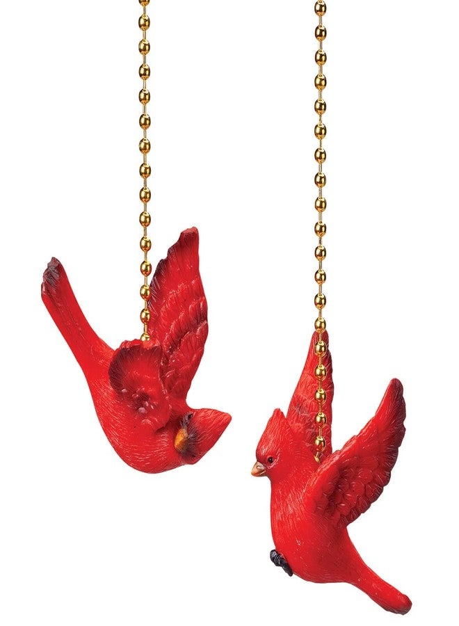 Fox Valley Traders Cardinal Fan Pulls, Set of 2 - Image 1