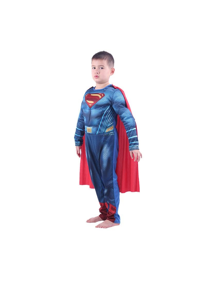 general Superman Deluxe Cosplay Party Costume Stage Performance Costumes For Boys Birthday Gift - Image 3
