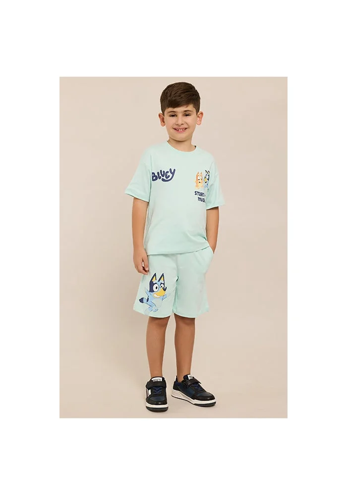 أر أند بي Bluey Printed T-Shirt and Shorts Set