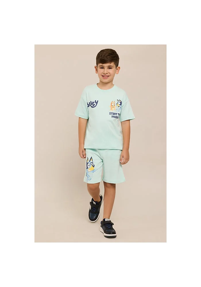 أر أند بي Bluey Printed T-Shirt and Shorts Set
